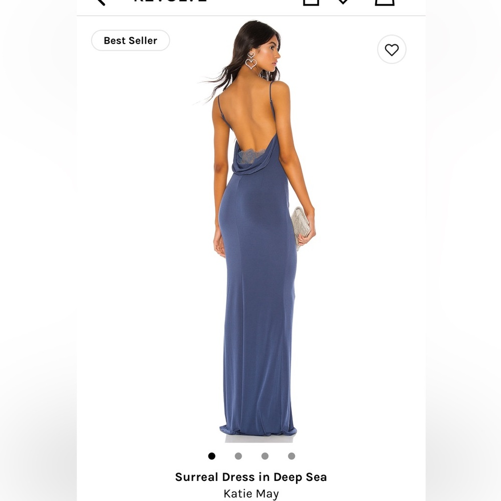 Revolve Katie May Surreal Dress - deep sea